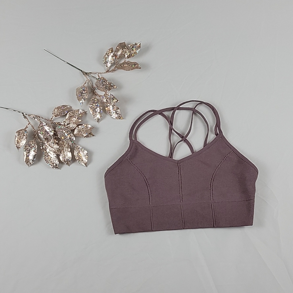 Forever 21 purple sports bra m - Picture 1 of 4